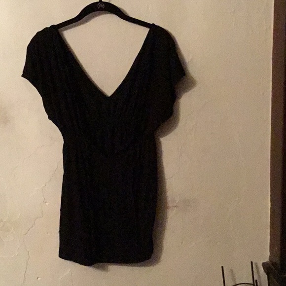 Black , back tie blouse - Picture 3 of 3